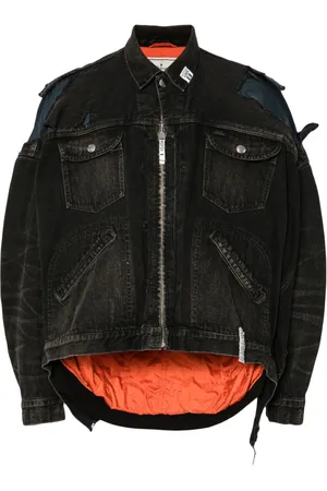 Maison Mihara Yasuhiro Chaqueta vaquera a capas