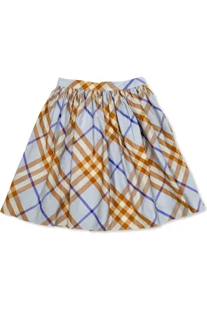 Burberry Falda plisada a cuadros