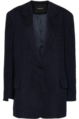pushBUTTON Chaqueta con bordes sin rematar
