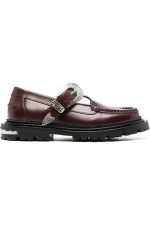 TOGA PULLA Mocasines con hebilla lateral y tacón de 40mm