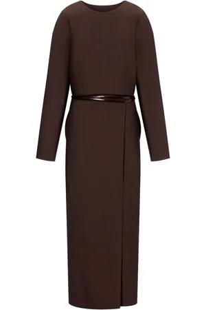Serafini Vestido midi con cinturón