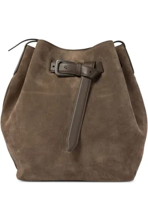 Brunello Cucinelli Bolso de hombro con hebillas