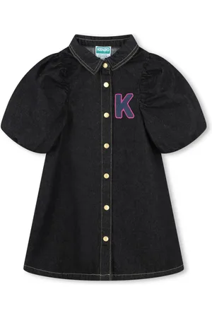 Kenzo Vestido con bordado Tiger