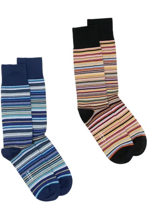 Paul Smith Pack de 2 pares de calcetines a rayas