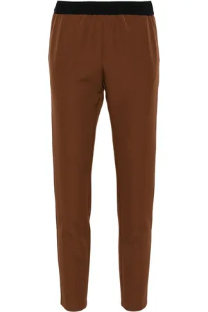 Ermanno Firenze Pantalones con logo en la cinturilla