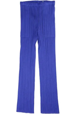 PLEATS PLEASE ISSEY MIYAKE Fully-pleated flared trousers