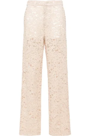 BLUMARINE Pantalones con encaje