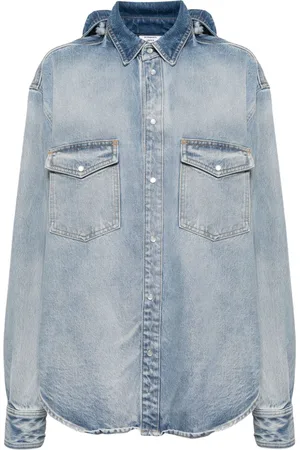 Vetements Camisa vaquera con espalda abierta