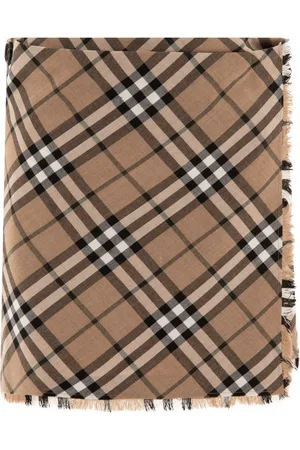 Burberry Falda con motivo de cuadros