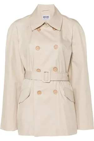 Moschino Gabardina con detalle de cadena