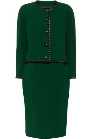CHANEL Traje con falda 1990