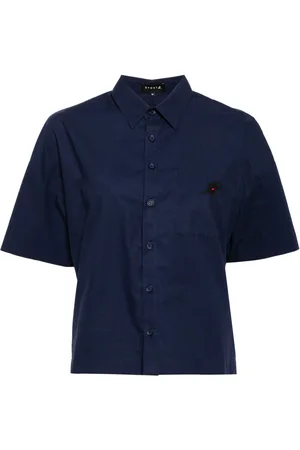 AGNÈS B. Camisa con bordado de dinosaurios