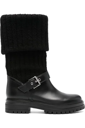 Gianvito Rossi Botas con detalle de hebilla