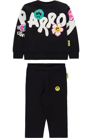 BARROW Set de dos pantalones con logo estampado