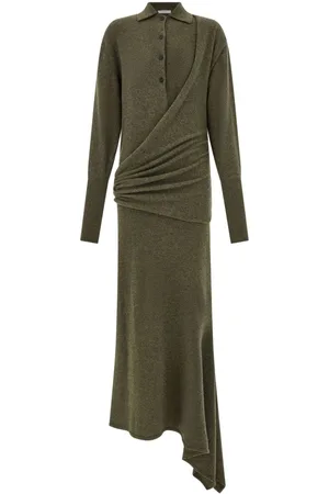 Salvatore Ferragamo Vestido asimétrico de punto