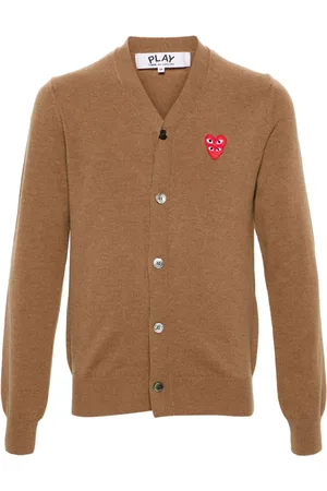 Comme des Garçons Cárdigan con parche de corazón