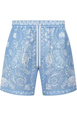 AMIRI Pantalones cortos con motivo de bandana