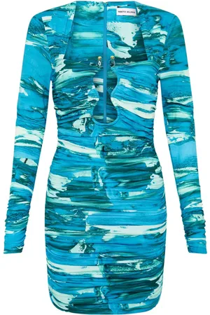 Rebecca Vallance Vestido corto Marine Mirage