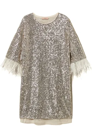 Twin-Set Vestido corto con lentejuelas
