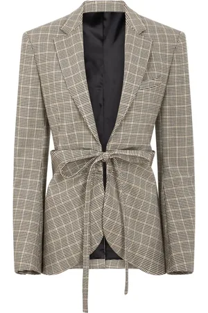 Paco rabanne Chaqueta ajustada a cuadros