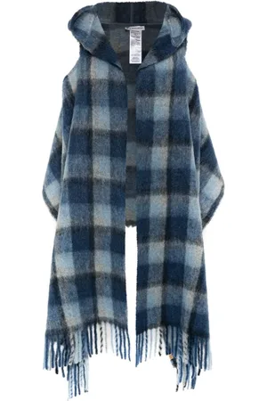 Woolrich Bufanda estilo capa con capucha