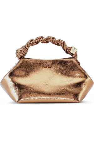 Ganni Bolso Bou pequeño metalizado