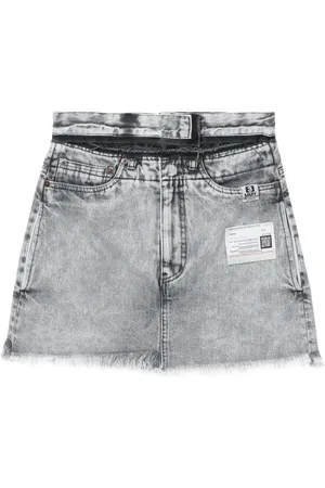 Maison Mihara Yasuhiro Skorts vaqueros cortos de talle alto