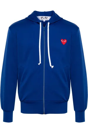 Comme des Garçons Sudadera con capucha y aplique de corazón