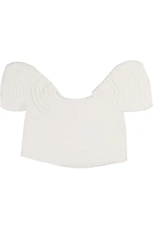 PLEATS PLEASE ISSEY MIYAKE Mushroom Knit blouse