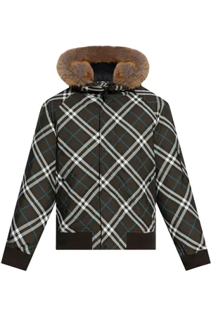 Burberry Plumífero a cuadros