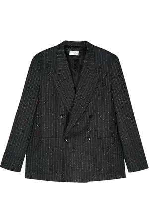 LANEUS Blazer a rayas diplomáticas