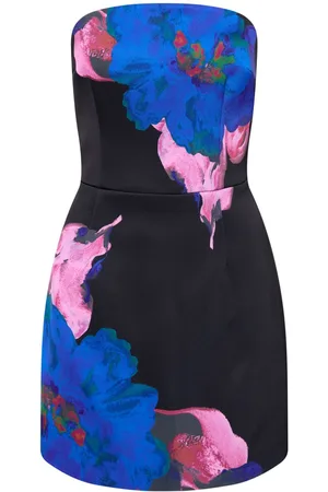 Rebecca Vallance Vestido corto Acid Bloom