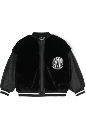 DKNY Chaqueta bómber con aplique del logo
