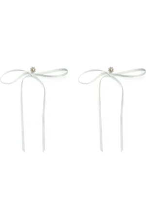 Simone Rocha Pendientes Bow Ribbon