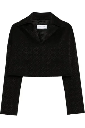 Marine Serre Top Moonogram en jacquard