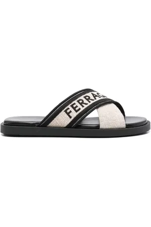 Salvatore Ferragamo Sandalias con logo bordado