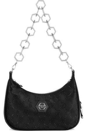 Philipp Plein Bolso de hombro con motivo del monograma
