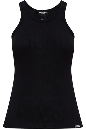 Dsquared2 Camiseta sin mangas con aplique del logo