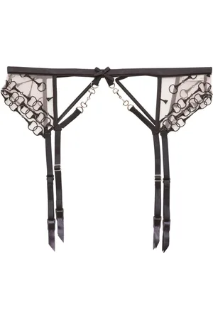 FLEUR DU MAL Liguero con bordado Equestrian