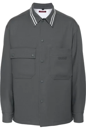 Gucci Sobrecamisa con parche del logo