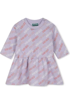Kenzo Vestido con logo estampado