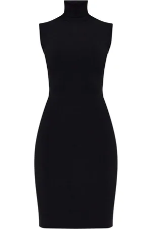 Vetements Vestido corto ajustado con cuello alto
