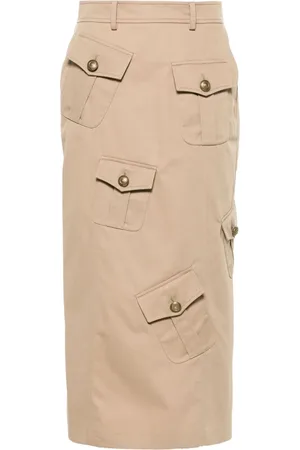Moschino Falda midi tipo cargo