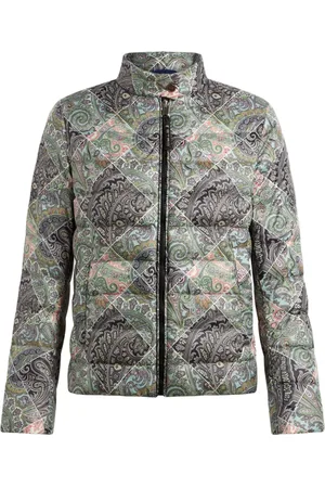 Etro Plumífero con estampado de cachemira