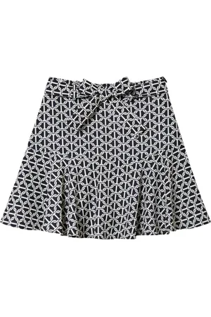 Twin-Set Falda con estampado Crêpe de China