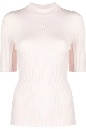 Courrèges Jersey con logo bordado