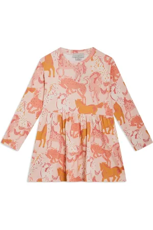 Stella McCartney Vestido con caballo estampado