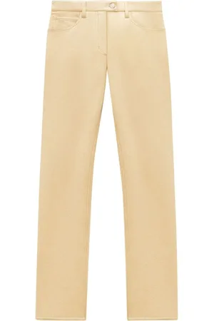 Courrèges Pantalones slim de vinilo
