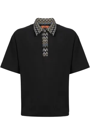 Missoni Polo de punto chevron