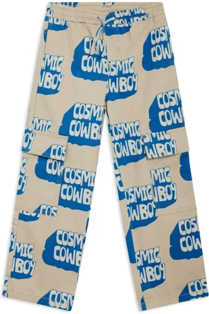 Stella McCartney Pantalones joggers con motivo gráfico